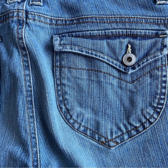 Gloria Vanderbilt straight flare light wash 8 classic jeans Y2K - Picture 7 of 10